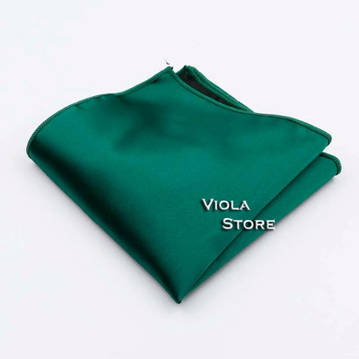 Läikiv polüester Satiin Solid Hankie Punane Roheline Must Värviline Taskurätik Meeste Ülikond Tasku kandiline Pulmakink Peo Aksessuaar