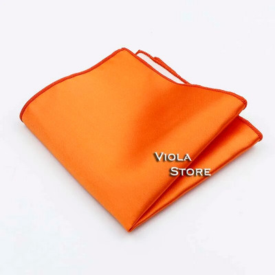 Läikiv polüester Satiin Solid Hankie Punane Roheline Must Värviline Taskurätik Meeste Ülikond Tasku kandiline Pulmakink Peo Aksessuaar