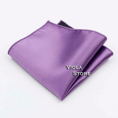 Läikiv polüester Satiin Solid Hankie Punane Roheline Must Värviline Taskurätik Meeste Ülikond Tasku kandiline Pulmakink Peo Aksessuaar