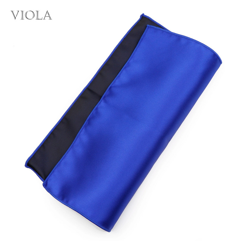 Läikiv polüester Satiin Solid Hankie Punane Roheline Must Värviline Taskurätik Meeste Ülikond Tasku kandiline Pulmakink Peo Aksessuaar