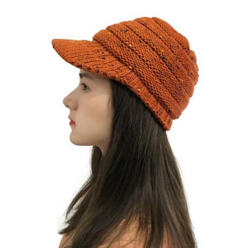 Fashion Color Point Peaked Knitt Hat Hot γυναικείο μάλλινο καπάκι Peaked Winter ζεστά καπέλα кепка мужская