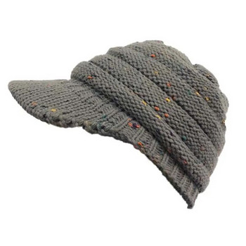 Fashion Color Point Peaked Knitt Hat Hot γυναικείο μάλλινο καπάκι Peaked Winter ζεστά καπέλα кепка мужская