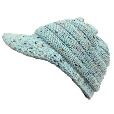 Fashion Colour Point pletena kapa sa šiltom Vruća ženska vunena kapa sa šiltom Zimske tople kape kepka muška