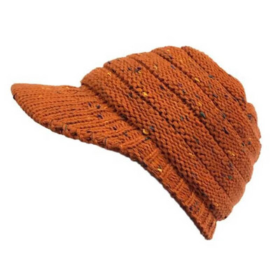 Fashion Colour Point pletena kapa sa šiltom Vruća ženska vunena kapa sa šiltom Zimske tople kape kepka muška