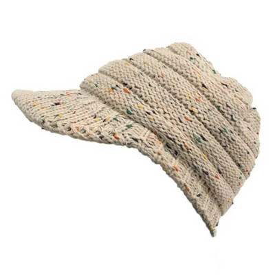Fashion Colour Point pletena kapa sa šiltom Vruća ženska vunena kapa sa šiltom Zimske tople kape kepka muška