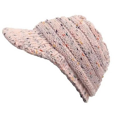 Fashion Colour Point pletena kapa sa šiltom Vruća ženska vunena kapa sa šiltom Zimske tople kape kepka muška