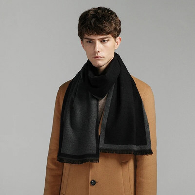 2022 New Europe Fashion Kendő Sálak Férfi Tél Meleg Tartan Sál Üzleti Kockás Pamut Pakolás Bufanda Foulard szaliki i chusty