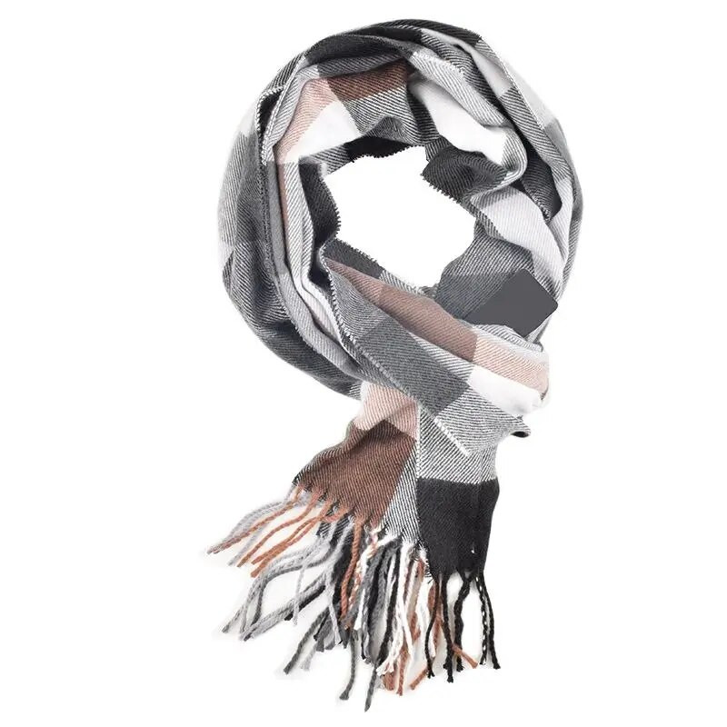 32*170cm Zimski topli klasični prugasti vrući muški šalovi s resama Šalovi Unisex šalovi Novi modni dizajn A3A17739