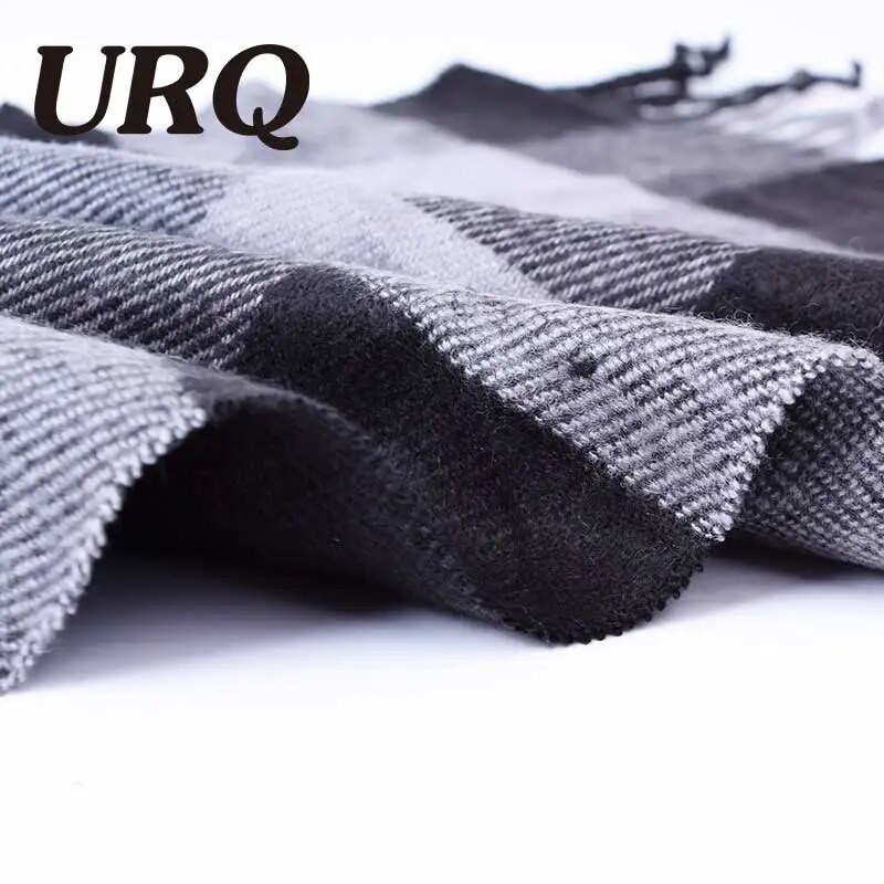 bojt kockás kötött férfi sál téli őszi divat sálak klasszikus kockás férfi sál kasmírutánzat A3A17530