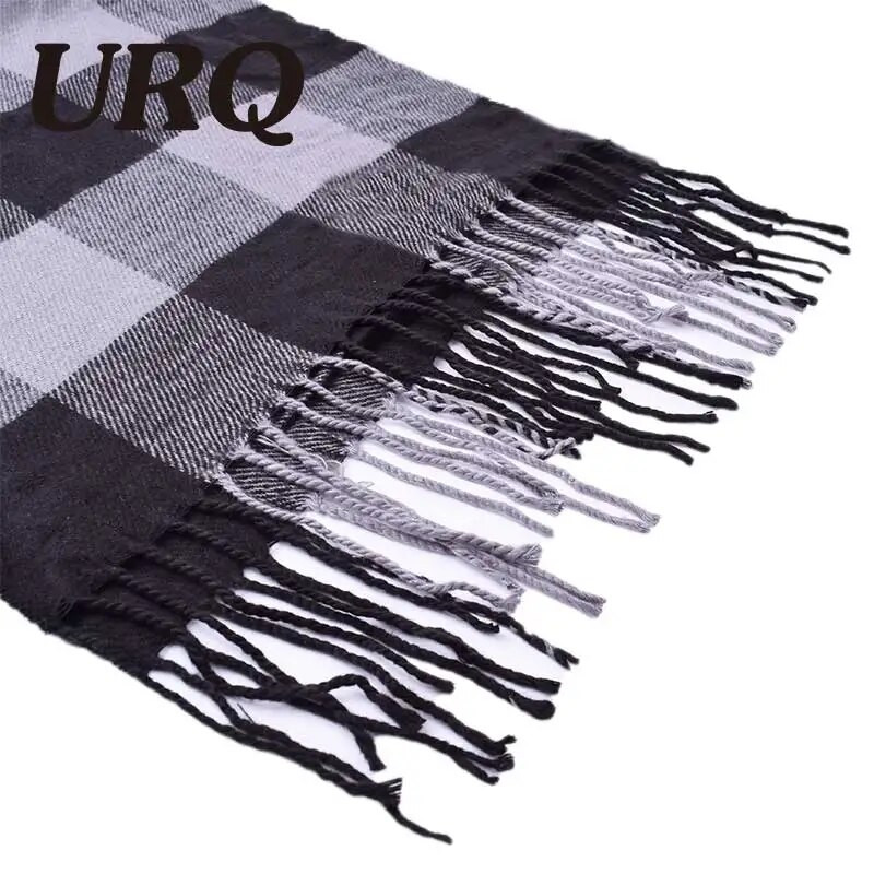 bojt kockás kötött férfi sál téli őszi divat sálak klasszikus kockás férfi sál kasmírutánzat A3A17530