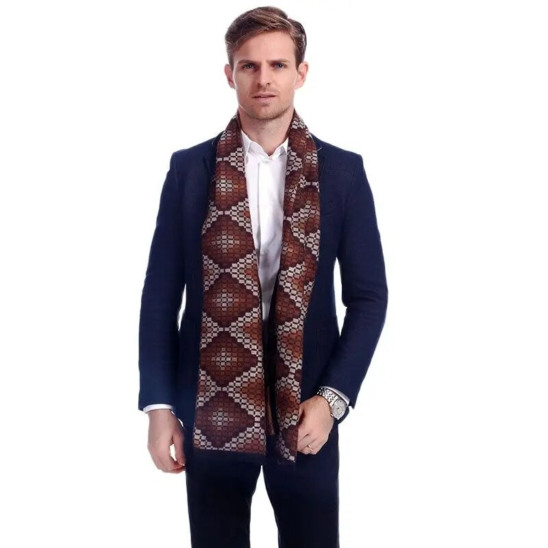 Férfi Wild Style Sálak Új érkezés forró kiárusítás Egyedi dizájn szélálló meleg vastag téli sálak A3A18924