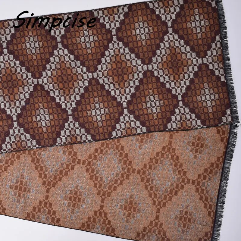 Férfi Wild Style Sálak Új érkezés forró kiárusítás Egyedi dizájn szélálló meleg vastag téli sálak A3A18924