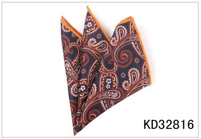 Paisley kabatlakats, poliestera audums vīriešiem, gadījuma kabatas kvadrāts vīriešiem sievietēm sieviešu krūšu dvielis biznesa kāzām.