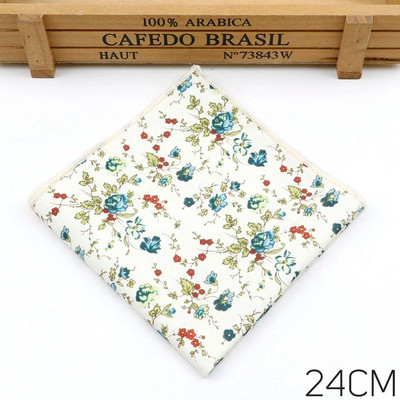 Novi džepni kvadrat za muškarce Žene Cvjetni rupčić Škrinja Vjenčanica s printom Polly Ručnici Hanky