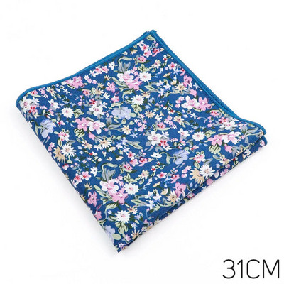 Novi džepni kvadrat za muškarce Žene Cvjetni rupčić Škrinja Vjenčanica s printom Polly Ručnici Hanky