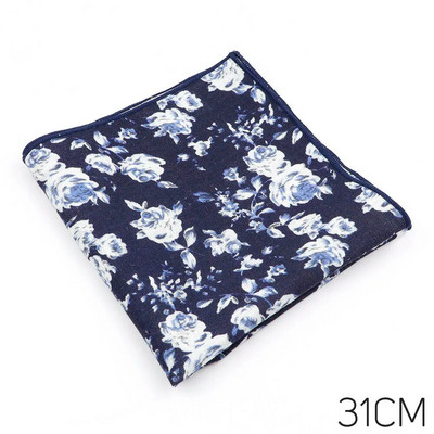 Novi džepni kvadrat za muškarce Žene Cvjetni rupčić Škrinja Vjenčanica s printom Polly Ručnici Hanky