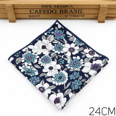 Novi džepni kvadrat za muškarce Žene Cvjetni rupčić Škrinja Vjenčanica s printom Polly Ručnici Hanky