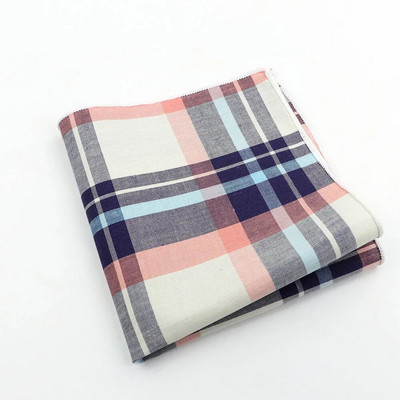 Klasszikus kockás zsebkendő 100% pamut Hankie 23 cm női és férfi alkalmi parti zseb négyzet alakú ajándék szmoking csokornyakkendő tartozék