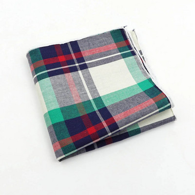 Klasszikus kockás zsebkendő 100% pamut Hankie 23 cm női és férfi alkalmi parti zseb négyzet alakú ajándék szmoking csokornyakkendő tartozék