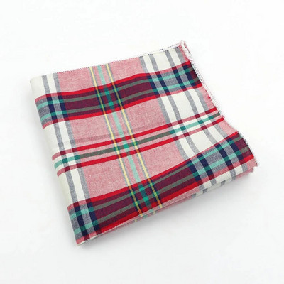 Klasszikus kockás zsebkendő 100% pamut Hankie 23 cm női és férfi alkalmi parti zseb négyzet alakú ajándék szmoking csokornyakkendő tartozék