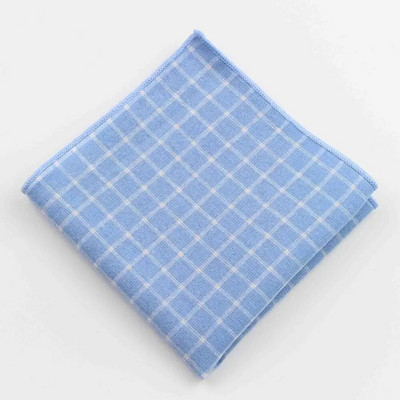 Klasszikus kockás zsebkendő 100% pamut Hankie 23 cm női és férfi alkalmi parti zseb négyzet alakú ajándék szmoking csokornyakkendő tartozék