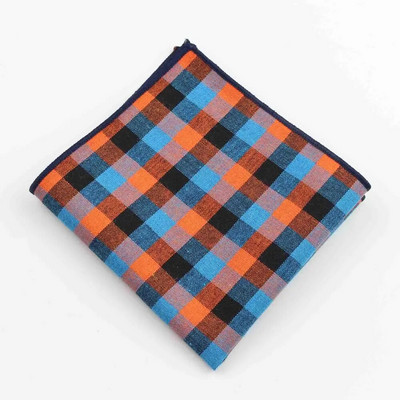 Klasszikus kockás zsebkendő 100% pamut Hankie 23 cm női és férfi alkalmi parti zseb négyzet alakú ajándék szmoking csokornyakkendő tartozék