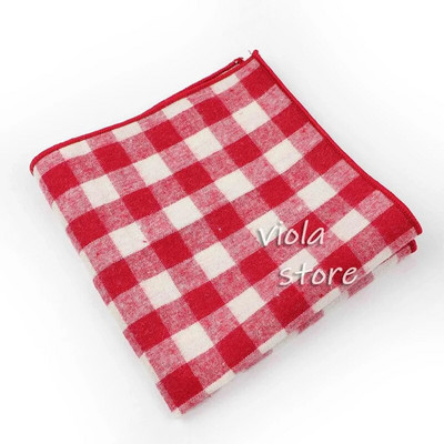 Klasszikus kockás zsebkendő 100% pamut Hankie 23 cm női és férfi alkalmi parti zseb négyzet alakú ajándék szmoking csokornyakkendő tartozék