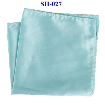 Tailor Smith 30x30cm jednobojni rupčić džepni kvadrati 31 boja luksuzni muški svileni dodir mekane maramice ručnik za prsa