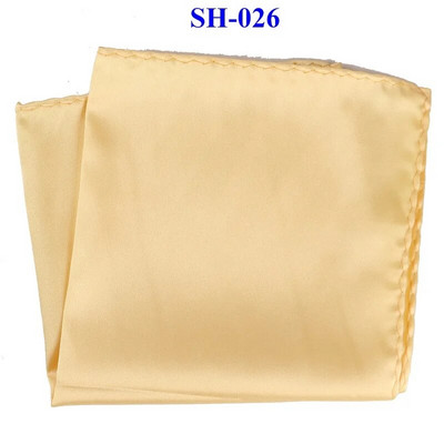 Tailor Smith 30x30cm jednobojni rupčić džepni kvadrati 31 boja luksuzni muški svileni dodir mekane maramice ručnik za prsa