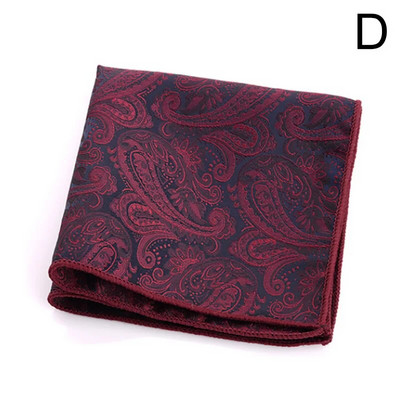 New Fashion Pocket Square Green Navy värviline taskurätik 23*23cm siidist lilleline triibuline Paisley Hanky ülikond meeste äripulmad