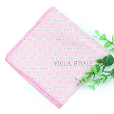 Cvjetni crtani rupčić 100% pamuk maramica 23 cm Žene Muškarci Svadbena zabava Ružičasto Zeleni džepni kvadrat Poklon odijelo Dodatak za leptir mašnu