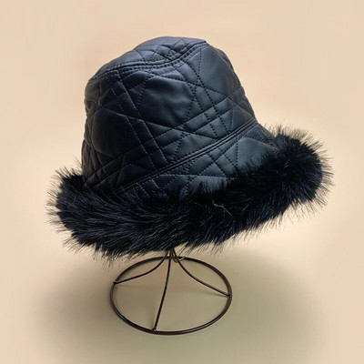 Retro kožni rubovi, jednobojni plišani šeširi, jesen i zima, nova topla moda za korejske žene, meki, svestrani karirani nepravilni obodi