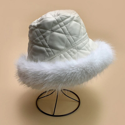 Retro kožni rubovi, jednobojni plišani šeširi, jesen i zima, nova topla moda za korejske žene, meki, svestrani karirani nepravilni obodi