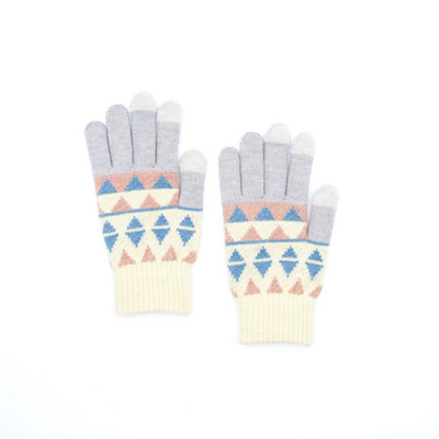 Muškarci Žene Zimske deblje plišane tople rukavice Nove alpaka baršun romb dodirni zaslon pletene rukavice za vanjske biciklističke skijaške rukavice