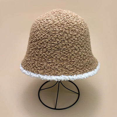 Berber gyapjú vödörsapkák Sokoldalú meleg divat ősz és tél új női férfi férfi kényelmes koreai pamut Advanced Sense plüss