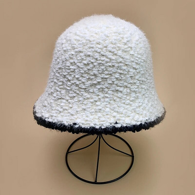 Berber gyapjú vödörsapkák Sokoldalú meleg divat ősz és tél új női férfi férfi kényelmes koreai pamut Advanced Sense plüss