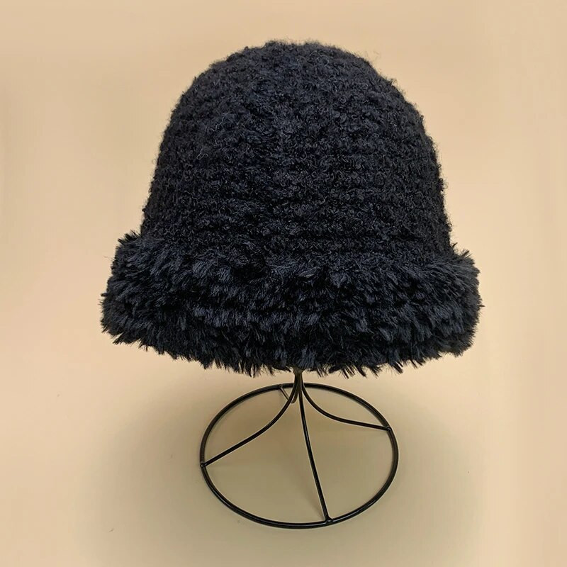 Värv Plokk Villane Kootud Ämbrimütsid Puuvill Soe Uus Naiste Meeste Mood Mugav Mitmekülgne Sügis ja Talv Korea õues