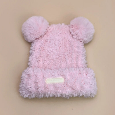 Nove slatke male medvjeđe uši, plišane, pletene kape, jesenske i zimske, tople, svestrane, mekane, modne, muške, ženske, studentske, solarno pismo