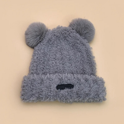 Nove slatke male medvjeđe uši, plišane, pletene kape, jesenske i zimske, tople, svestrane, mekane, modne, muške, ženske, studentske, solarno pismo