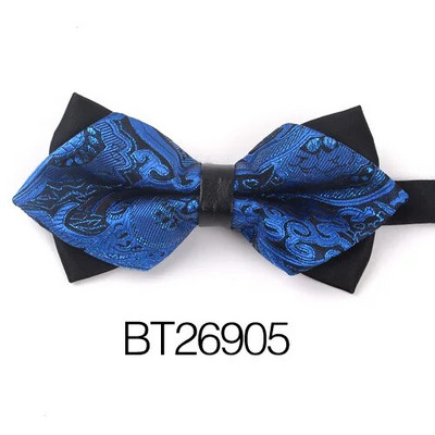 Nova zašiljena muška leptir-mašna Klasična leptir-mašna za muškarce Poslovna vjenčanja za odrasle Leptir leptir odijela Kravate Jacquard tkane leptir-mašne