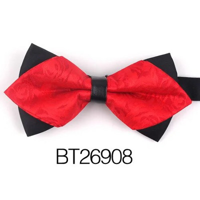 Nova zašiljena muška leptir-mašna Klasična leptir-mašna za muškarce Poslovna vjenčanja za odrasle Leptir leptir odijela Kravate Jacquard tkane leptir-mašne