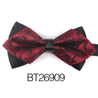 Nova zašiljena muška leptir-mašna Klasična leptir-mašna za muškarce Poslovna vjenčanja za odrasle Leptir leptir odijela Kravate Jacquard tkane leptir-mašne