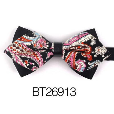 Nova zašiljena muška leptir-mašna Klasična leptir-mašna za muškarce Poslovna vjenčanja za odrasle Leptir leptir odijela Kravate Jacquard tkane leptir-mašne