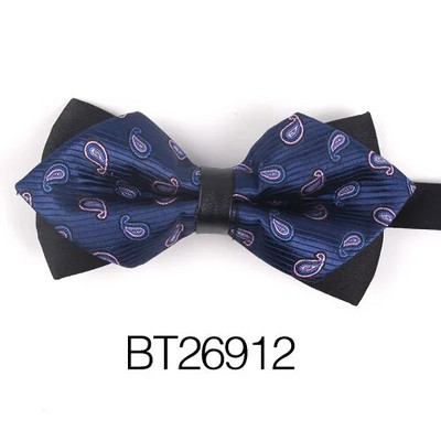 Nova zašiljena muška leptir-mašna Klasična leptir-mašna za muškarce Poslovna vjenčanja za odrasle Leptir leptir odijela Kravate Jacquard tkane leptir-mašne