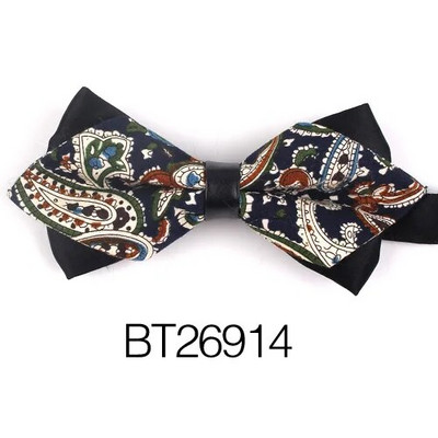 Nova zašiljena muška leptir-mašna Klasična leptir-mašna za muškarce Poslovna vjenčanja za odrasle Leptir leptir odijela Kravate Jacquard tkane leptir-mašne