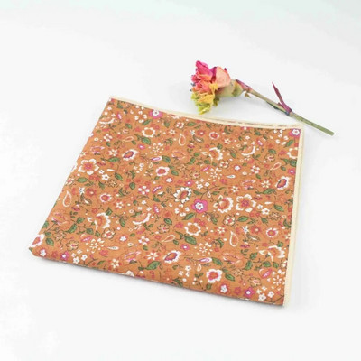 27 cm elegants, ar ziediem apdrukāts, ņiprs mīksts kabatlakats 100% kokvilna sievietēm un vīriešiem Hankie kāzu kabatas kvadrātveida pieaugušajiem dāvanu aksesuāru kvalitāte