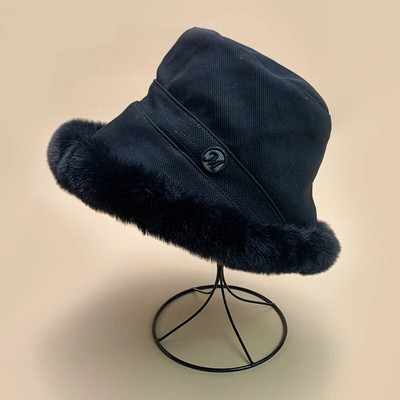 Jaunu burtu Hepburn stila plīša kausa cepures rudens un ziemas modes korejiešu elegants berberu flīss sievietēm vīriešiem silts daudzpusīgs mīksts