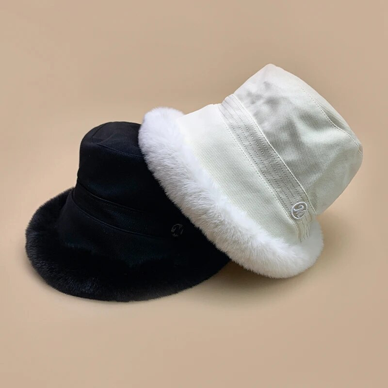 Jaunu burtu Hepburn stila plīša kausa cepures rudens un ziemas modes korejiešu elegants berberu flīss sievietēm vīriešiem silts daudzpusīgs mīksts