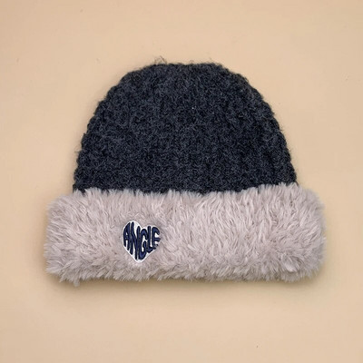 Daudzpusīgas siltas rudens un ziemas jaunas kontrastējošas krāsas Spainis Trikotāžas Cepures Vīriešiem Sievietēm Modes Mīlestības vēstules Ērti Brīvi