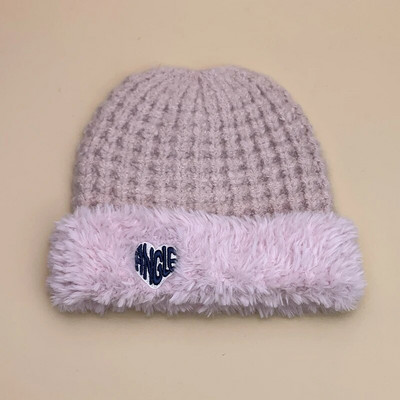 Daudzpusīgas siltas rudens un ziemas jaunas kontrastējošas krāsas Spainis Trikotāžas Cepures Vīriešiem Sievietēm Modes Mīlestības vēstules Ērti Brīvi